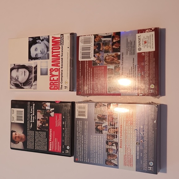 Grey's Anatomny DVD Series Sets 1 thru 4 (3 & 4 unopened in plastic) - Picture 2 of 5